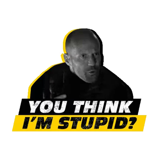 Стикерпак Hobbs & Shaw для Telegram