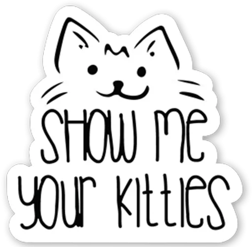 😚 Стикер «Show me your» для Telegram