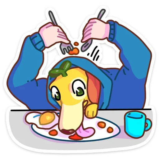 🌽 Стикер «Шпинат» для Telegram