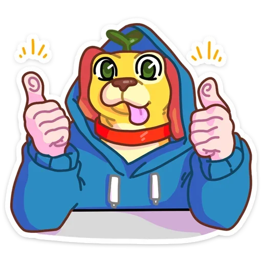 👍 Стикер «Шпинат» для Telegram