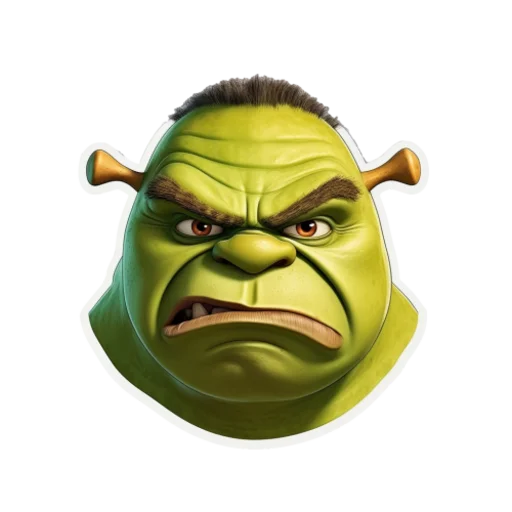 Стикерпак Shrek для Telegram