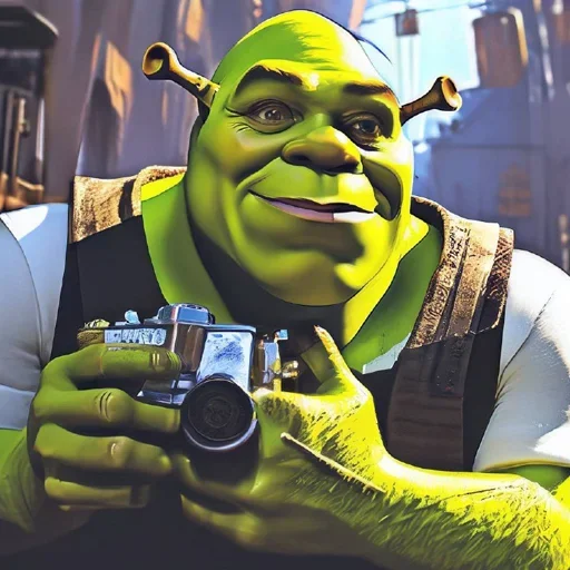 Стикерпак Shrek AI для Telegram