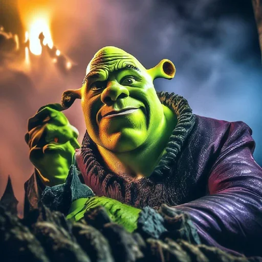 😜 Стикер «Shrek AI» для Telegram