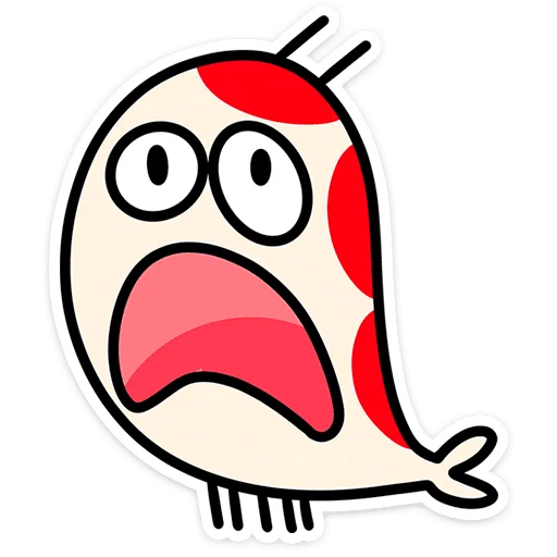 😨 Стикер «Креветыч» для Telegram