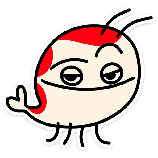 😌 Стикер «Креветыч» для Telegram