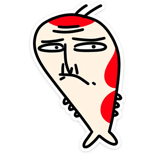 😔 Стикер «Креветыч» для Telegram