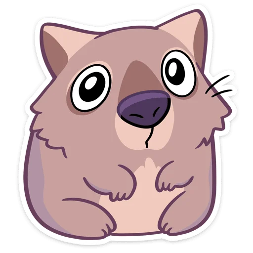 Стикерпак Вомбат Шуга для Telegram