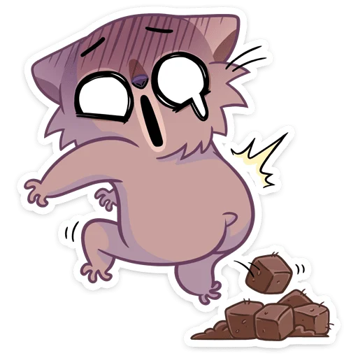 💩 Стикер «Вомбат Шуга» для Telegram