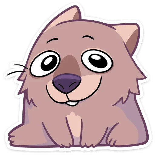 😏 Стикер «Вомбат Шуга» для Telegram