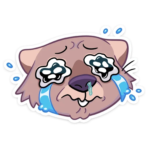 😭 Стикер «Вомбат Шуга» для Telegram
