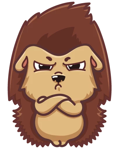 😠 Стикер «Shunya» для Telegram