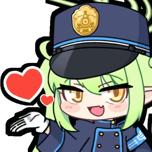 😘 Стикер «Tachibana Hikari Blue Archive» для Telegram