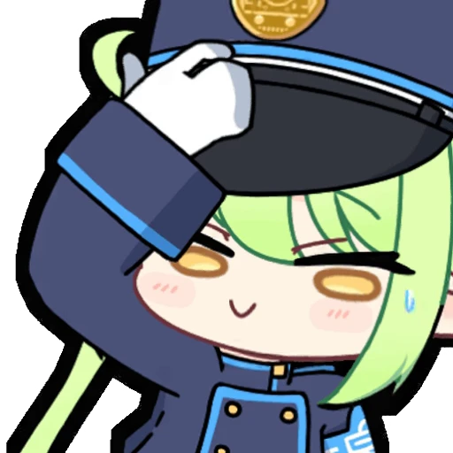 😅 Стикер «Tachibana Hikari Blue Archive» для Telegram