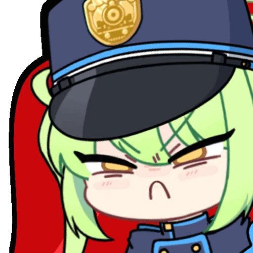 😡 Стикер «Tachibana Hikari Blue Archive» для Telegram