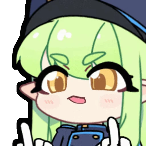 🖕 Стикер «Tachibana Hikari Blue Archive» для Telegram
