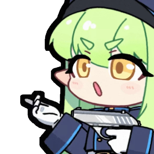 🔫 Стикер «Tachibana Hikari Blue Archive» для Telegram