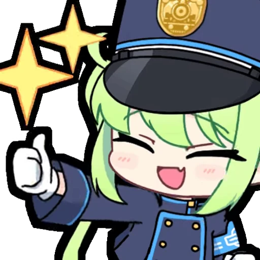 👍 Стикер «Tachibana Hikari Blue Archive» для Telegram