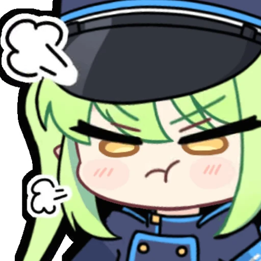 😤 Стикер «Tachibana Hikari Blue Archive» для Telegram
