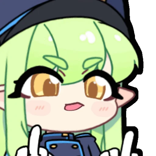 🖕 Стикер «Tachibana Hikari Blue Archive» для Telegram