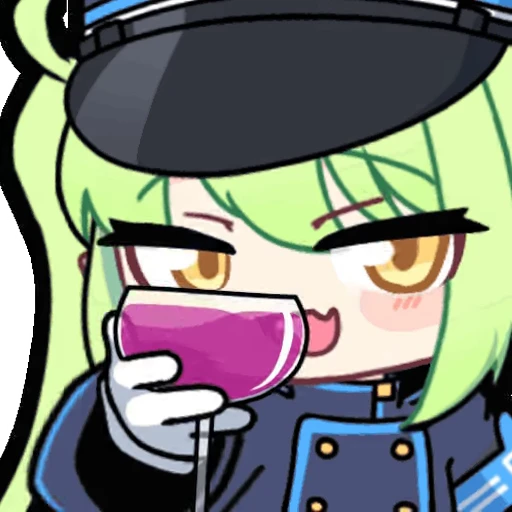 🍷 Стикер «Tachibana Hikari Blue Archive» для Telegram