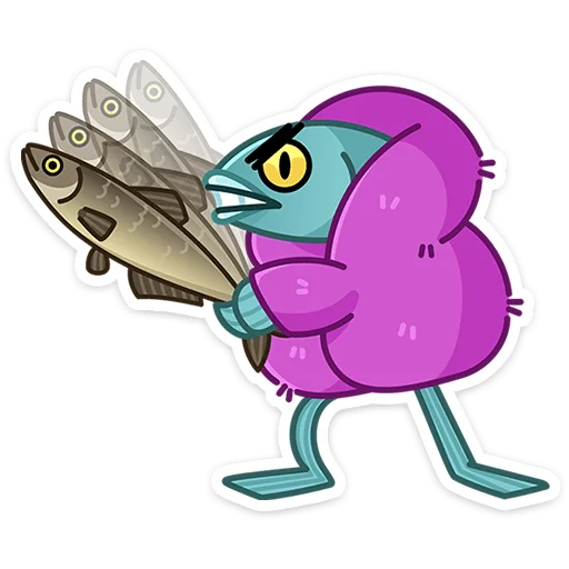 🐟 Стикер «Шура под шубой» для Telegram