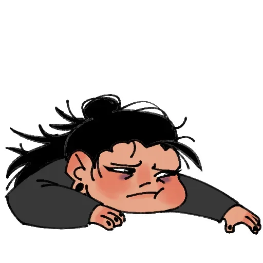 😕 Стикер «Jujutsu Kaisen Магическая битва» для Telegram