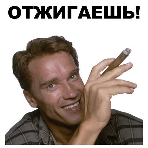 🔥 Стикер «Шварценеггер» для Telegram