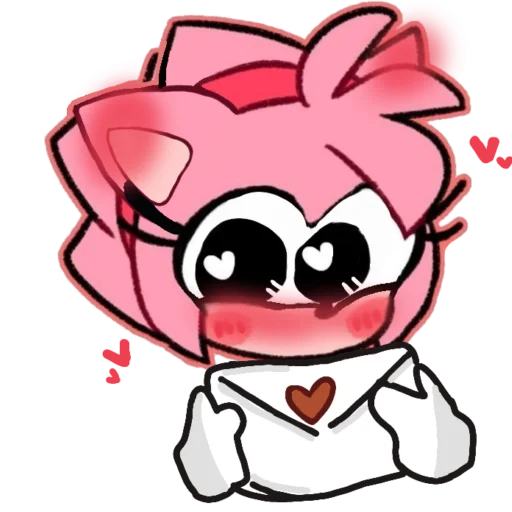 💌 Стикер «Shy little amy» для Telegram