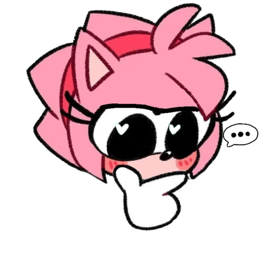🧐 Стикер «Shy little amy» для Telegram