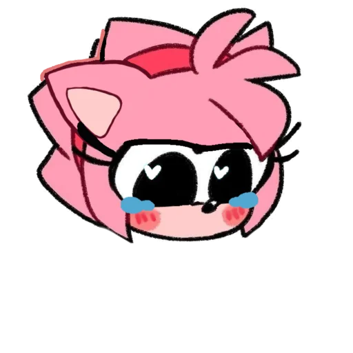 😭 Стикер «Shy little amy» для Telegram