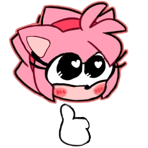 👍 Стикер «Shy little amy» для Telegram