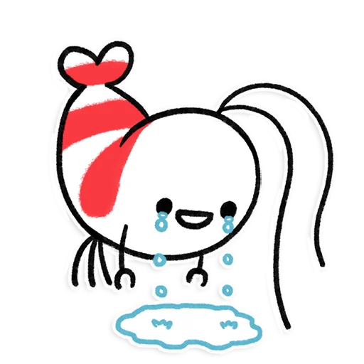 😢 Стикер «Shy Shrimp» для Telegram