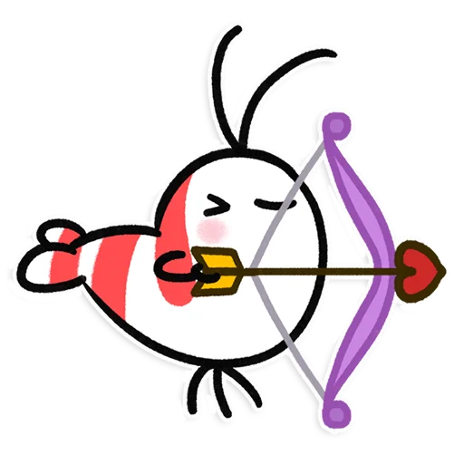 😘 Стикер «Shy Shrimp» для Telegram