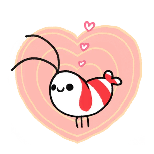 💓 Стикер «Shy Shrimp» для Telegram