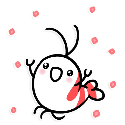 🎉 Стикер «Shy Shrimp» для Telegram
