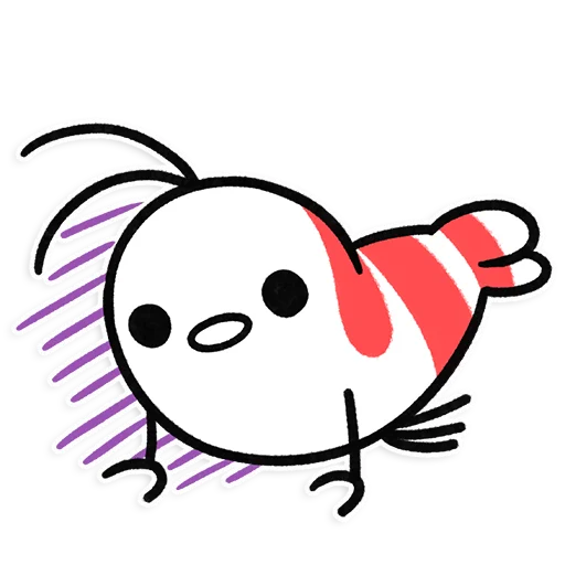 🦐 Стикер «Shy Shrimp» для Telegram