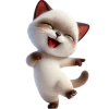 😂 Эмодзи «Сиамский котик» для Telegram