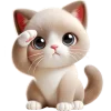🫡 Эмодзи «Сиамский котик» для Telegram