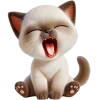 🥱 Эмодзи «Сиамский котик» для Telegram