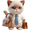 👜 Эмодзи «Сиамский котик» для Telegram