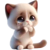 🥺 Эмодзи «Сиамский котик» для Telegram