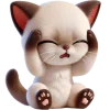 😵‍💫 Эмодзи «Сиамский котик» для Telegram