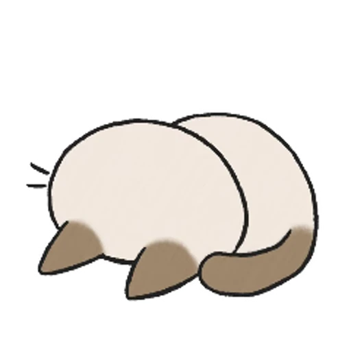 😪 Стикер «Siamese Cat Live» для Telegram