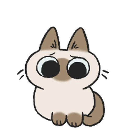 😢 Стикер «Siamese Cat Live» для Telegram