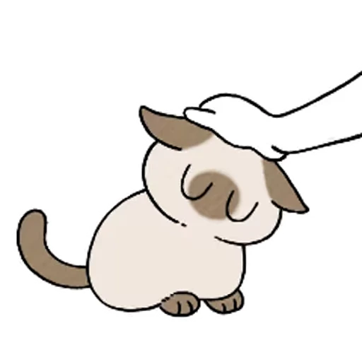 ☺️ Стикер «Siamese Cat Live» для Telegram