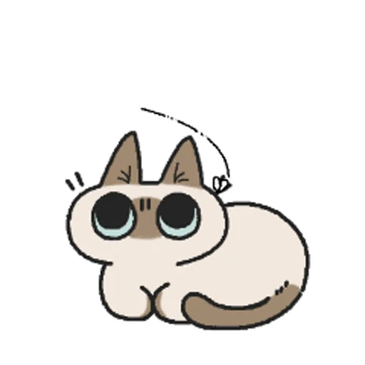 😐 Стикер «Siamese Cat Live» для Telegram
