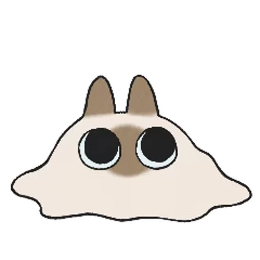 😶‍🌫️ Стикер «Siamese Cat Live» для Telegram