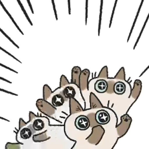 🤩 Стикер «Siamese Cat Live» для Telegram