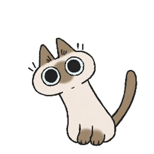 ❗ Стикер «Siamese Cat Live» для Telegram