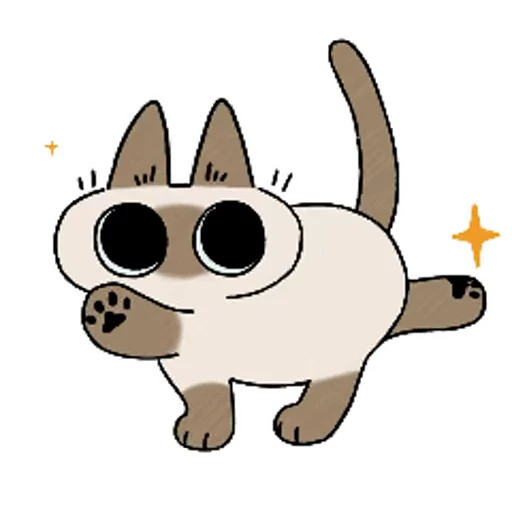 ✨ Стикер «Siamese Cat Live» для Telegram